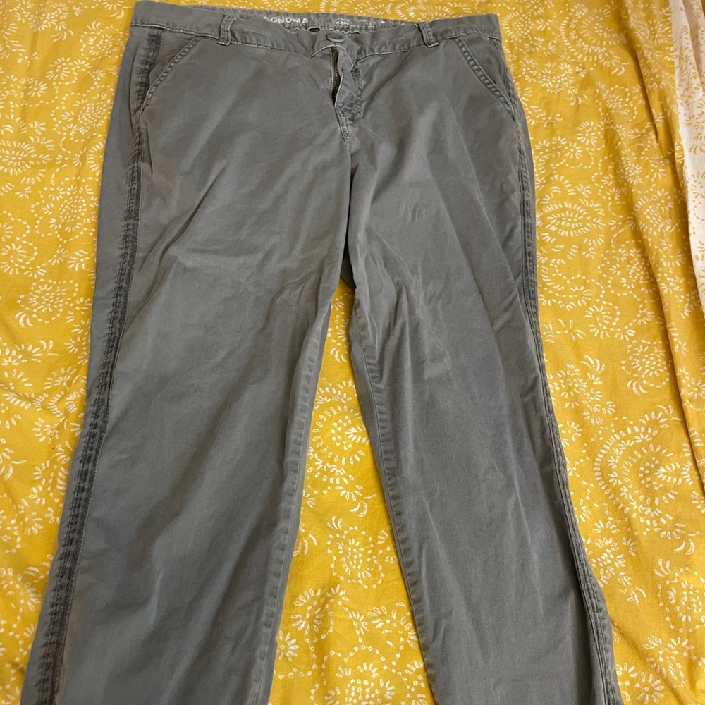 Army green khakis